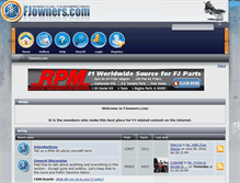 Tablet Screenshot of fjowners.com